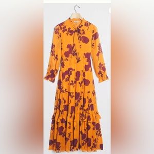 Daniel Rainn Rosalita Sheer Maxi Dress